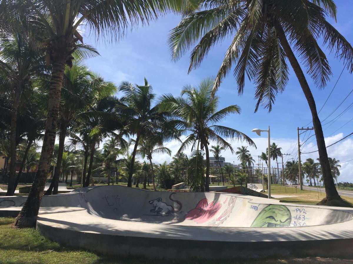 Chale Em Frente A Praia Salvador Bagian luar foto